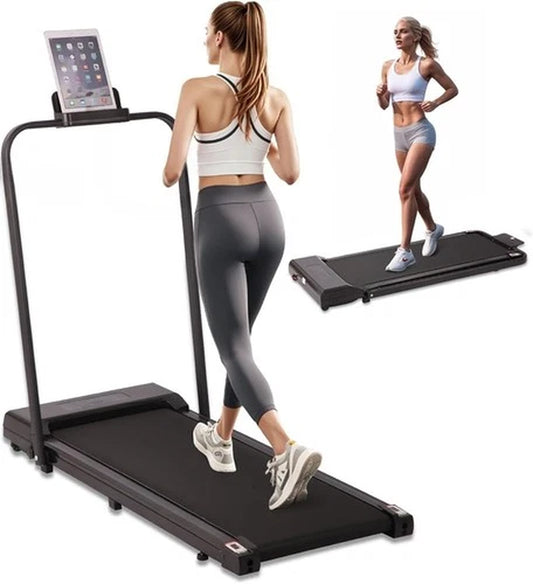 2-In-1 Smart Walking Pad Foldable under Desk Treadmill Running Machine W/ Holder